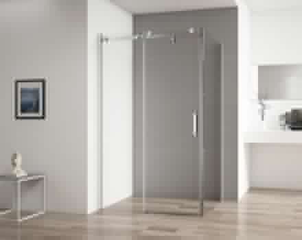 Душевой уголок Cezares STYLUS-SOFT STYLUS-SOFT-AH-1-160/90-C-Cr 160х90 стекло прозрачное профиль хром без поддона