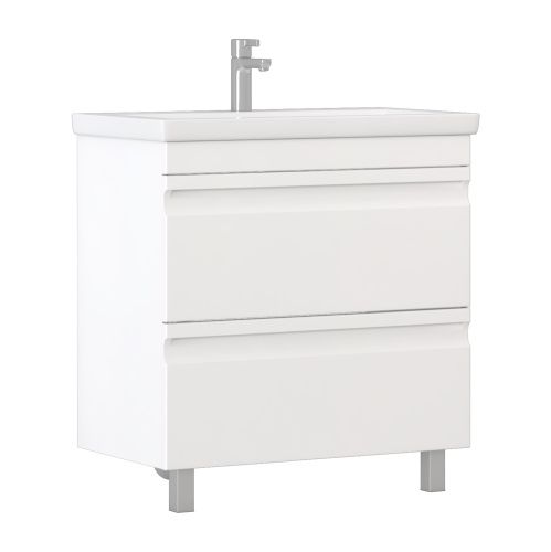 Тумба под раковину Vigo Holly 041 80х40 напольная цвет белый