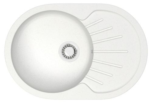 Кухонная мойка Azario FLORA CS00079910 75х45 цвет белый