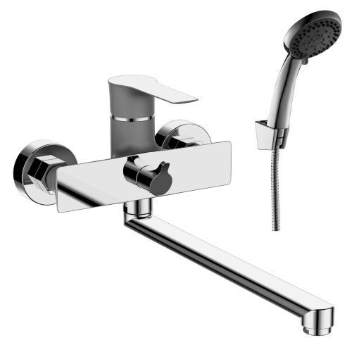 Смеситель для ванны Rossinka RS35 RS35-32PC настенный хром