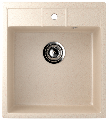 Кухонная мойка Ulgran Classic U-406-328 45х50 цвет бежевый