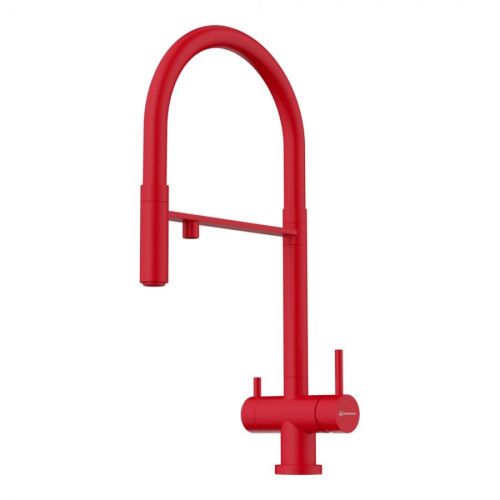 Смеситель для кухни Omoikiri Kanto 4994428 на мойку красный