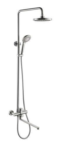 Душевая стойка Fmark FS8345-35 настенная цвет серый