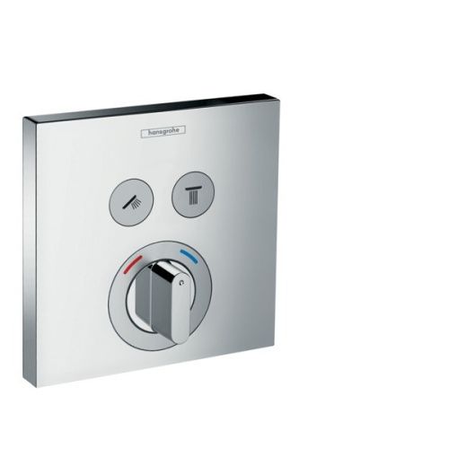 Смеситель Hansgrohe ShowerSelect 15768000 встраиваемый в стену хром с термостатом