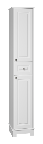 Шкаф-пенал Misty Ларго Лар-05035-0101П 40х200 напольный цвет белый