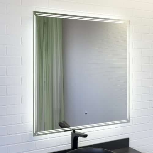 Зеркало с подсветкой Comforty Джанкой 00-00014155CF 90х90 подвесное