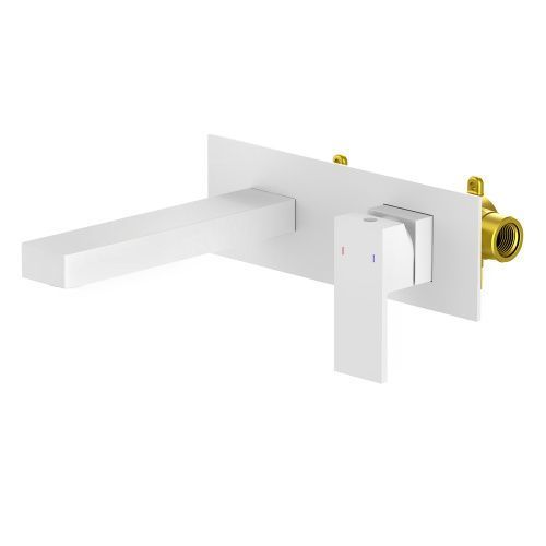 Смеситель для раковины Timo Selene 2071/16SM встраиваемый в стену белый