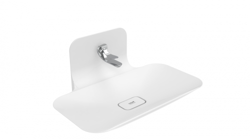 Раковина из сантехнического фарфора Creavit Foglia FG080-00CB00E-0000 80х50 накладная цвет белый