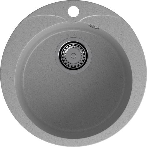 Кухонная мойка Granfest Rondo R-480 серый 50х50 цвет серый поверхность матовая