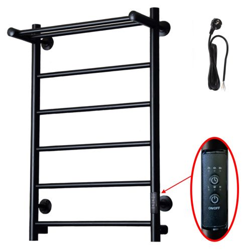 Полотенцесушитель электрический Тругор Аспект Пэк сп АспектПэксп1П/8050чернВГП 55х80 черный