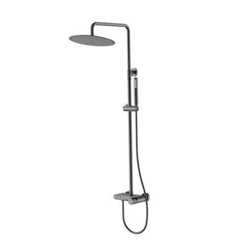 Душевая стойка Boheme Stick 128-GM.4 настенная цвет черный
