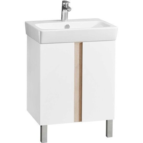 Тумба под раковину Aquaton Кантри 1A257401AHB20 60х40 подвесная цвет белый/коричневый