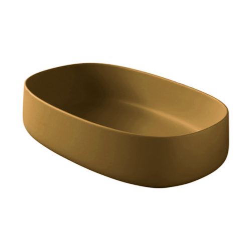 Раковина керамическая Artceram Cognac COL003 18 00 60х40 накладная цвет бежевый без отверстий под смеситель