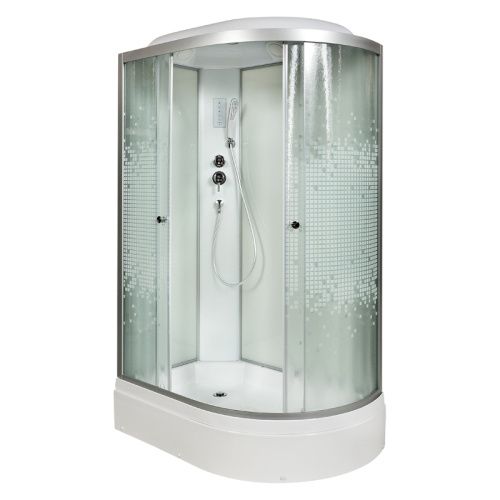 Душевая кабина AvaCan L720LEL 120х80 асимметричная с крышей ориентация левая