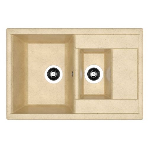 Кухонная мойка Dr.Gans Астра 760К 25.065.D0760.402 75х50 цвет бежевый поверхность матовая