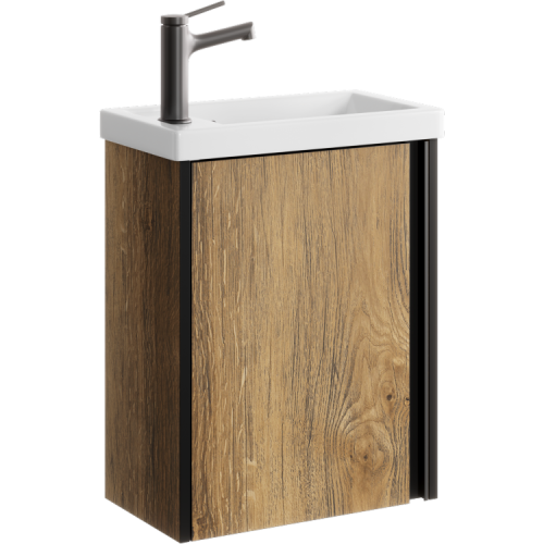 Тумба под раковину Aqwella Y URB0145DB 40х20 подвесная цвет коричневый