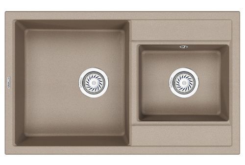 Кухонная мойка Granula 8201, ПЕСОК 80х50 цвет бежевый поверхность матовая