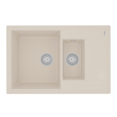 Кухонная мойка LeMark Ramza 760 9910042 75х50 цвет бежевый поверхность матовая