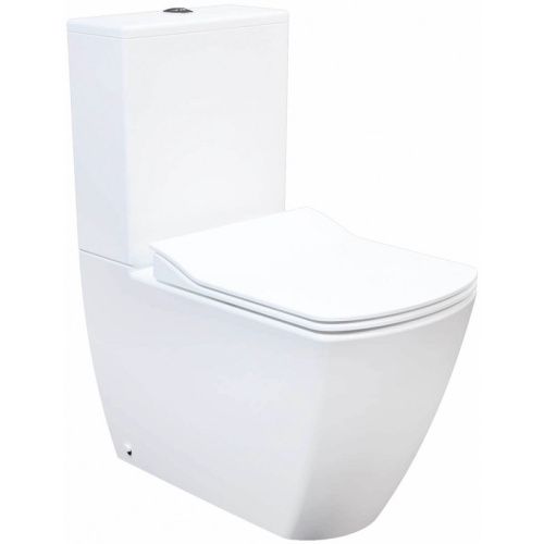 Чаша унитаза напольная Creavit Elegant EG360-00CB00E-0000 цвет белый без бачка без сиденья безободковая