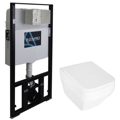 Комплект унитаз с инсталляцией  Azario  AZ-8010-1000+AZ-0062 UQ1