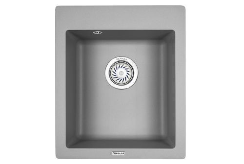 Кухонная мойка Granula 4201, АЛЮМИНИУМ 40х50 цвет серый поверхность матовая