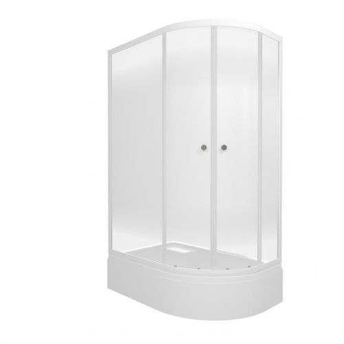 Душевой уголок Тритон Коралл Щ0000068951 120х80 стекло с рисунком профиль белый с поддоном