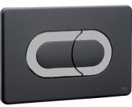 Клавиша смыва пневматическая Oli SALINA 640099 цвет черный/хром