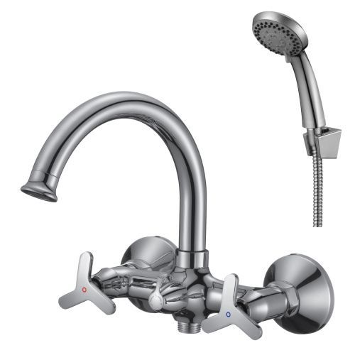 Смеситель для ванны Rossinka RS40 RS40-83 настенный хром