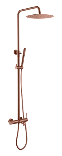 Душевая стойка Boheme Uno 468-BRB настенная цвет бронза