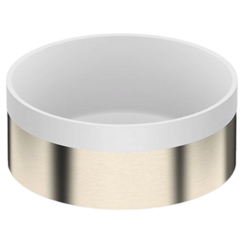 Раковина керамическая Remer SSRB902 40 см накладная цвет нержавеющая сталь без отверстий под смеситель