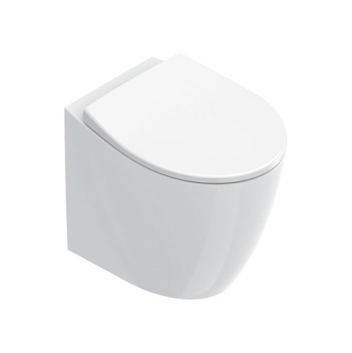 Чаша унитаза приставная Catalano Italy 712520001 цвет белый без сиденья безободковая смыв торнадо