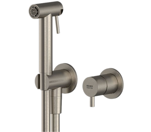 Гигиенический душ со смесителем Remer SSX60P нержавеющая сталь