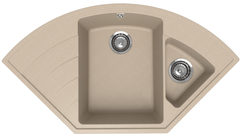 Кухонная мойка Ulgran Quartz Marta 1000-03 100х55 цвет бежевый
