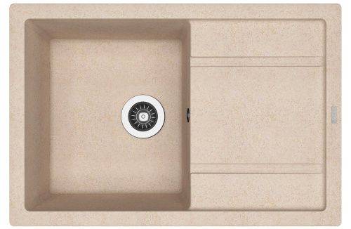 Кухонная мойка Florentina Липси 760 20.160.D0760.107 75х50 цвет бежевый поверхность матовая