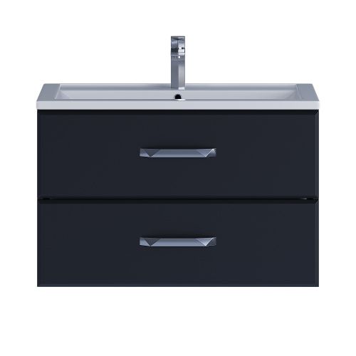 Тумба с раковиной Uperwood Foster 291020536 80х50 цвет черный