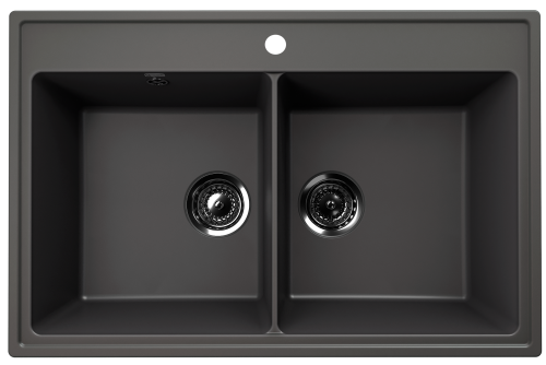 Кухонная мойка Ulgran Quartz Ruma 780-09 80х50 цвет серый