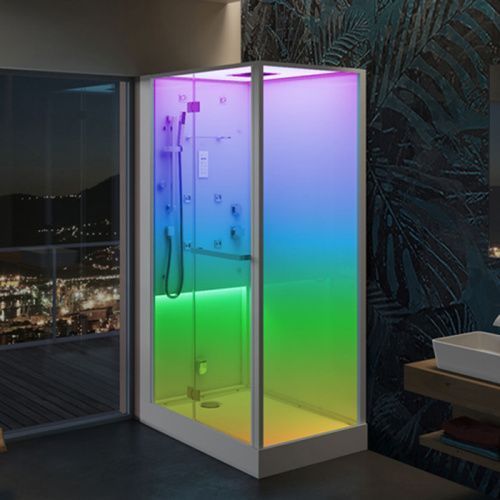 Душевая кабина Jacuzzi Bali BAL12230120 120х80 прямоугольная с крышей ориентация универсальная