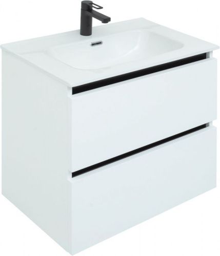 Тумба под раковину De Aqua Ариетта 00265579 60х50 подвесная цвет белый