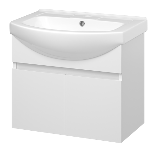 Тумба под раковину Misty Монро Э-Мнр01065-011Пр 60х40 подвесная цвет белый