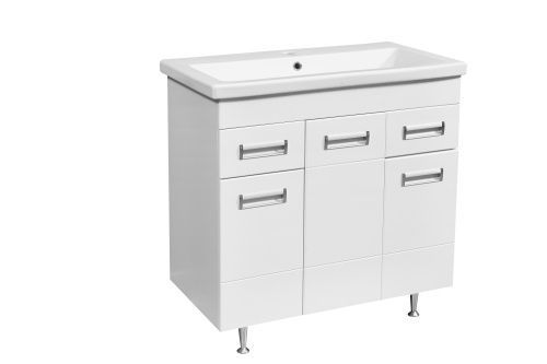 Тумба под раковину Stella Polar Фиора SP-00000213 80х40 напольная цвет белый