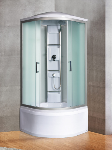 Душевая кабина River AMUR 10000001375 90х90 четверть круга с крышей ориентация универсальная