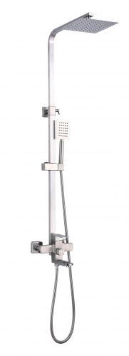 Душевая стойка Fmark FS8145 настенная цвет серый