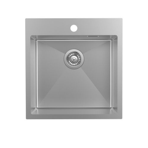 Кухонная мойка Iddis Haze HAZ49S0i77 50х50 цвет серый поверхность матовая