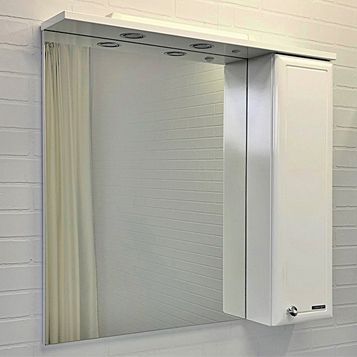Зеркало-шкаф Comforty Сочи 00003132119CF 80х80 подвесной цвет белый