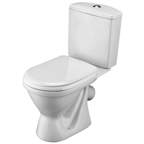 Унитаз-компакт напольный с бачком Santek Алькор 1WH302196 белый с сиденьем каскадный смыв