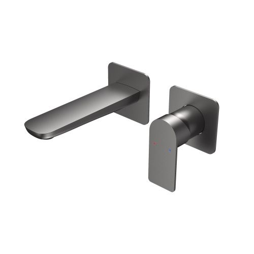 Смеситель для раковины Berges VENTAS 76014 настенный оружейная сталь