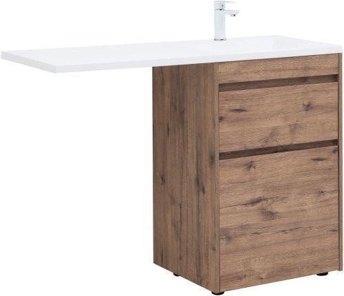 Тумба под раковину Aquanet Токио 00333648 120х50 напольная цвет коричневый