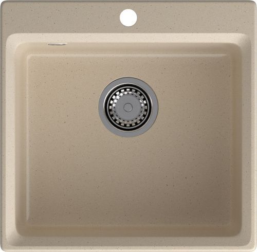 Кухонная мойка Granfest Level LV-510 кашемир 50х50 цвет бежевый поверхность матовая