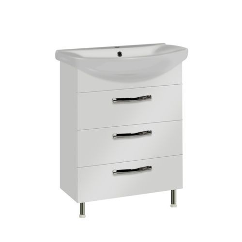 Тумба под раковину Aquaton Ария 1A123401AA010 60х30 напольная цвет белый