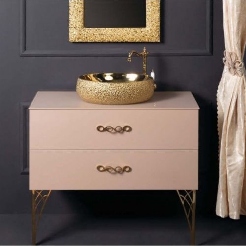 Тумба под раковину Armadi Art NeoArt 831-080-CP 80х50 подвесная цвет коричневый